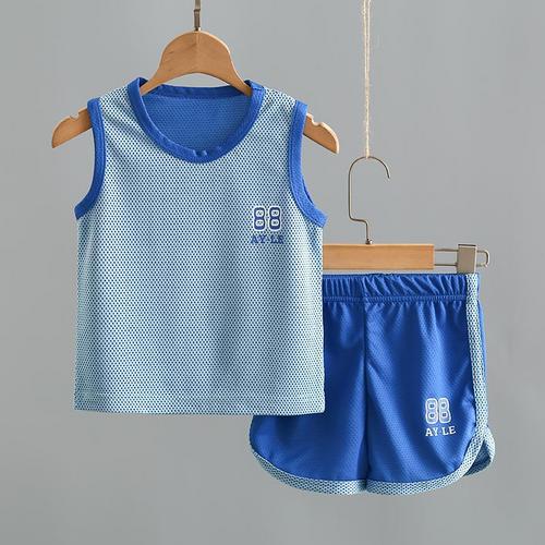 Boys Basketball Jerseys and Shorts Set Quick Dry Sports Team Training Uniform