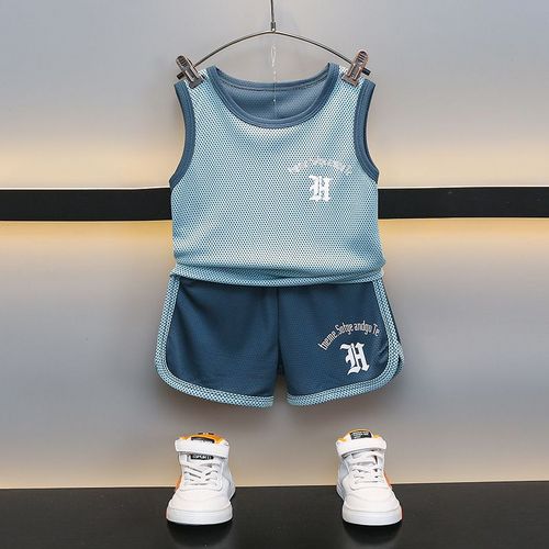 Kids Boys Quick Dry Jerseys Sports Shirts Atheltic Shorts Set Tracksuit Workout