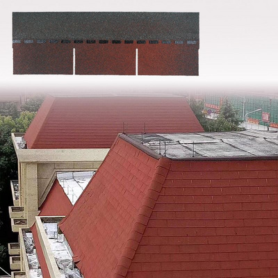 cChina Factory 3 Tab Laminated Roofing Shingle Fiberglass Reinforcement Asphalt Shingle