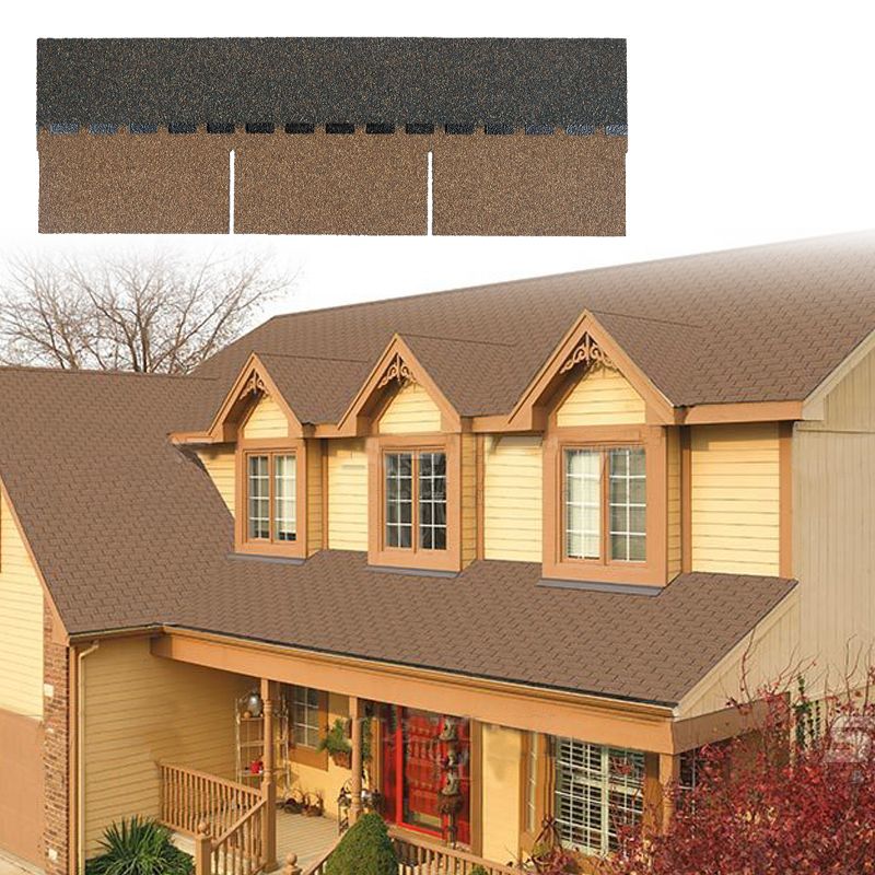 3 Pieces Multi Color Tile Roof Tiles Asphalt Shingles