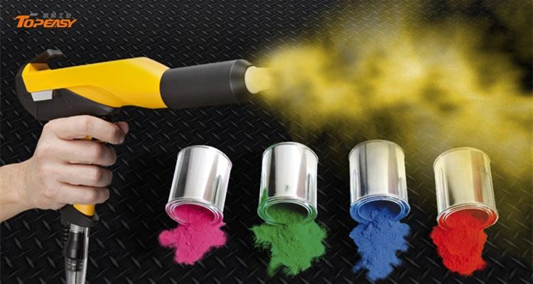 Indoor and outdoor surface electrostatic spray powder coating