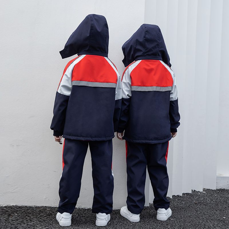 Primary school student jacket contains detachable internal three -piece set of children's class clothes to retain the warm kinde