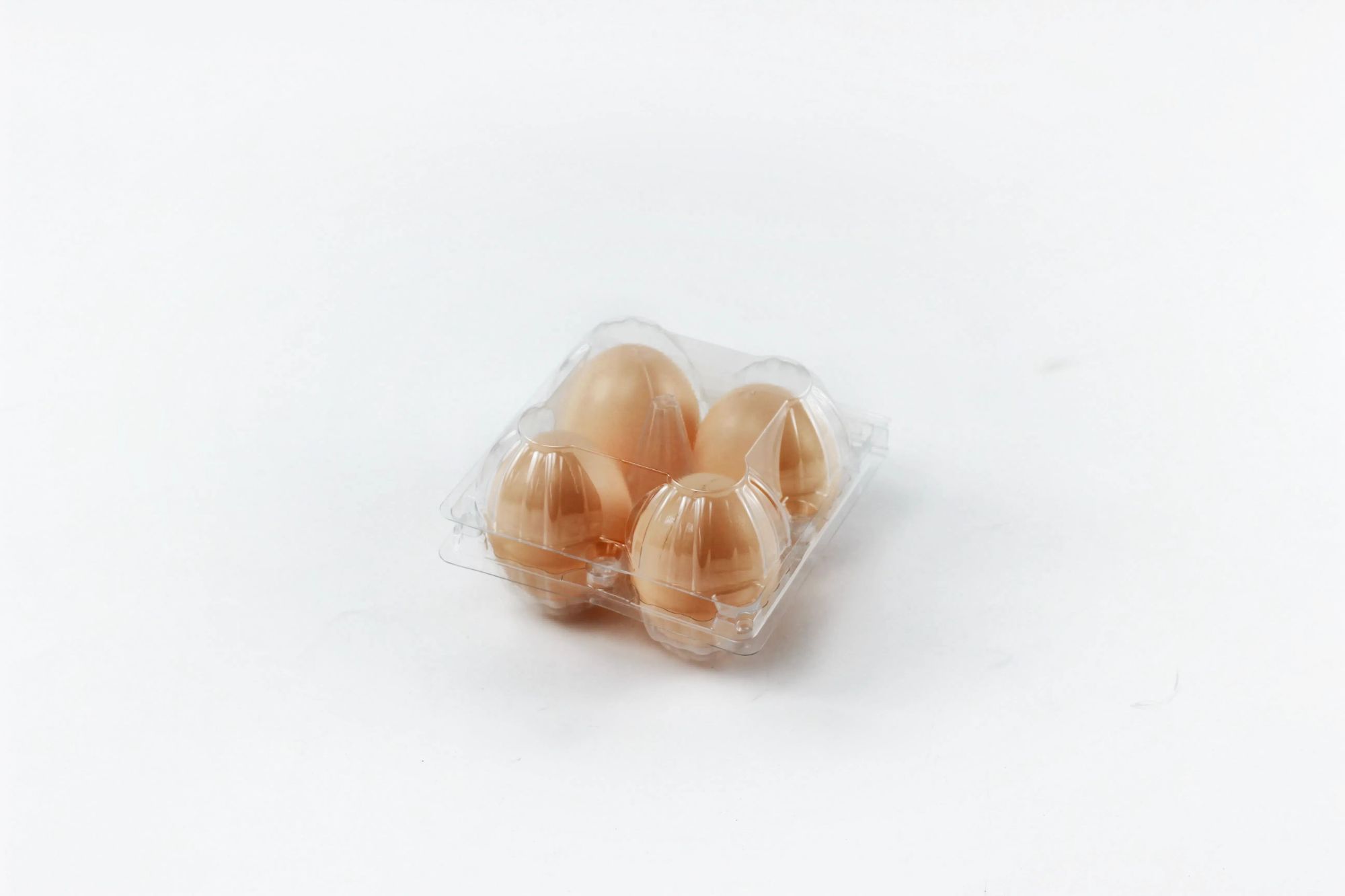 Clear Egg Cartons Plastic Bulk Empty Egg Tray for Chicken Farm Business Market Home Refrigerator Storage 2*5 grids