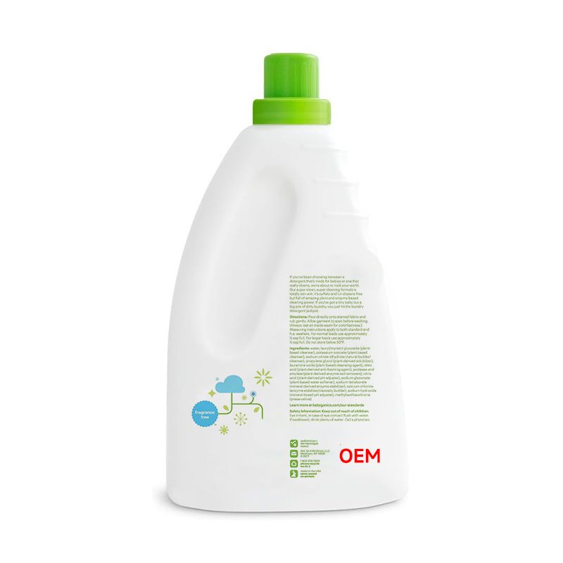 OEM 3x laundry detergent fragrance free for baby 2L