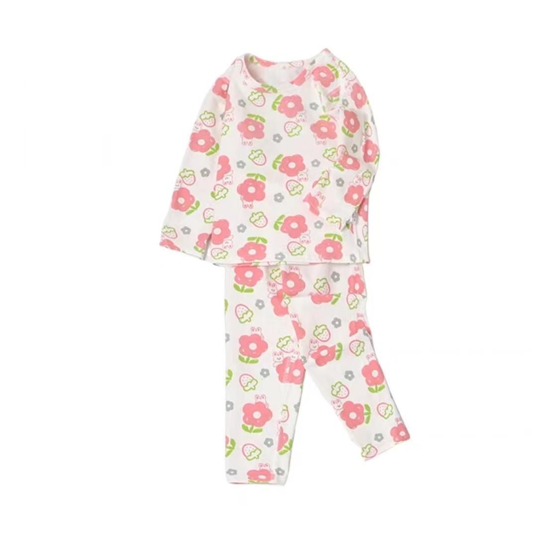 Spring Autumn Wholesale Cheapest Children Sleepwear Girls Kids Custom Pajamas 2pcs pajama suits for boys and girls