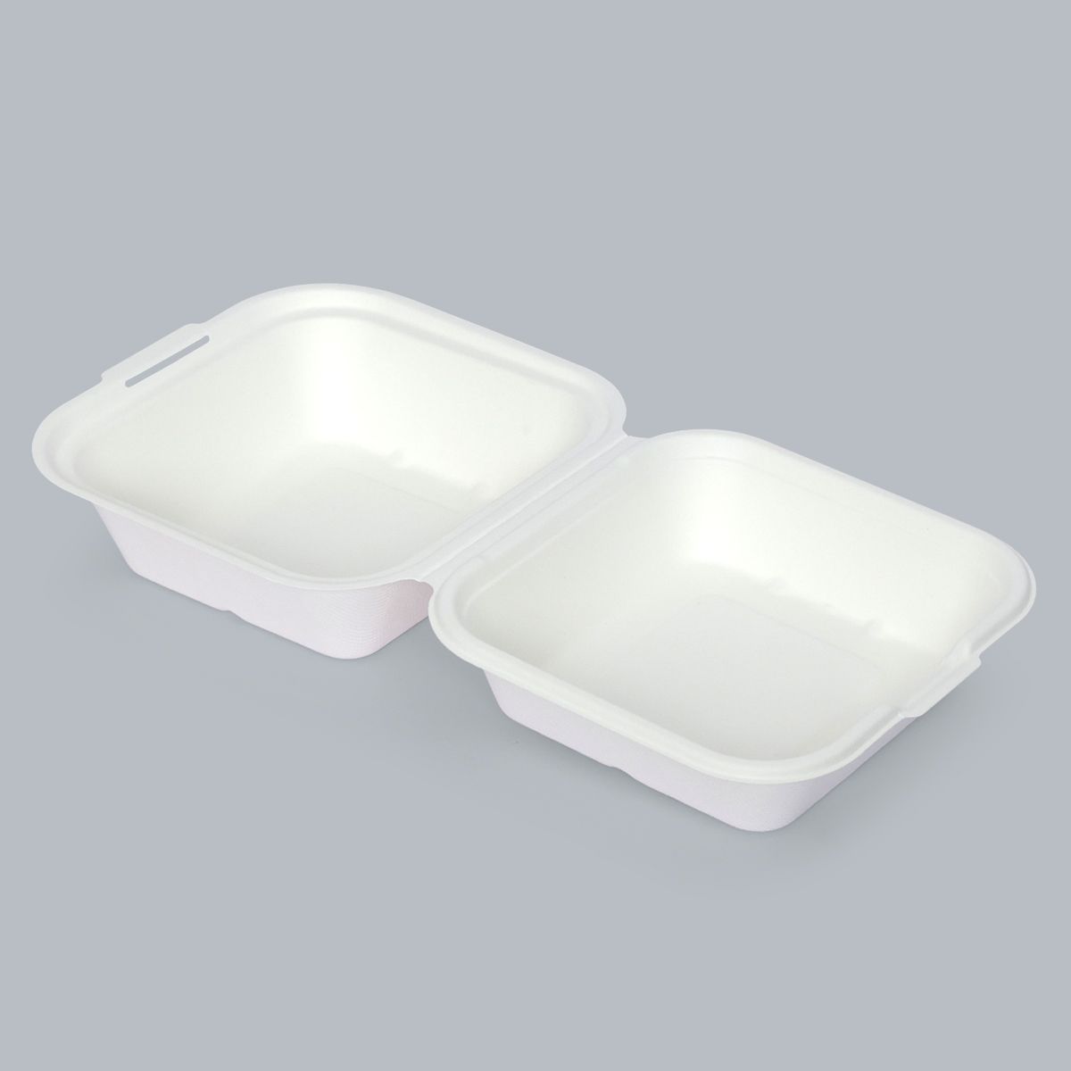 Disposable Tableware 6 Inch Flip-top Hamberger Box Meal Box Factory Price Wholesale Food Packaging Environmentally Friendly