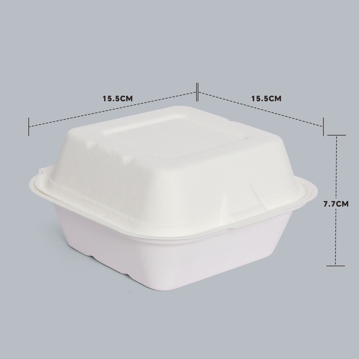 Disposable Tableware 6 Inch Flip-top Hamberger Box Meal Box Factory Price Wholesale Food Packaging Environmentally Friendly