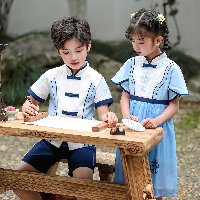 Children's ancient Hanfu Chinese -style national summer elementary school students' national clothing