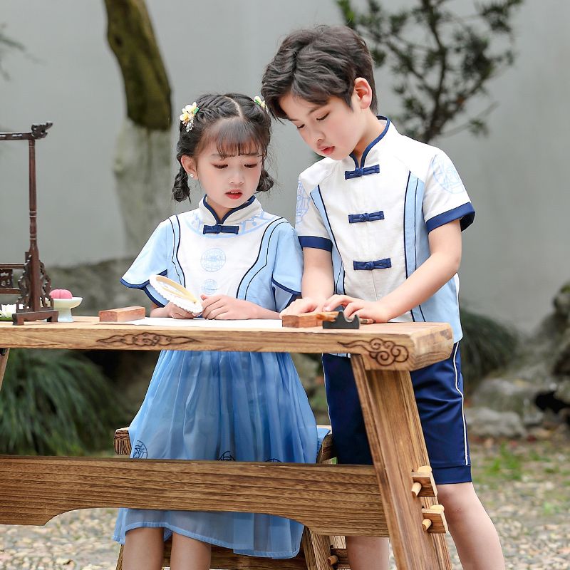 Children's ancient Hanfu Chinese -style national summer elementary school students' national clothing