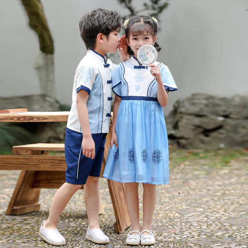 Children's ancient Hanfu Chinese -style national summer elementary school students' national clothing