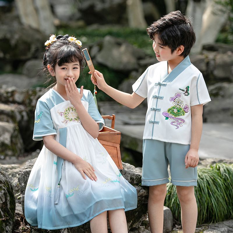 Children's ancient Hanfu Chinese -style national summer elementary school kindergarten