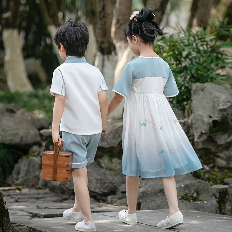 Children's ancient Hanfu Chinese -style national summer elementary school kindergarten