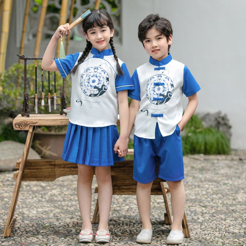 Children's ancient Hanfu Chinese -style national summer set