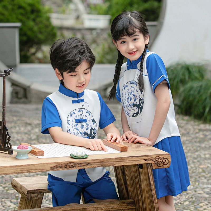 Children's ancient Hanfu Chinese -style national summer set