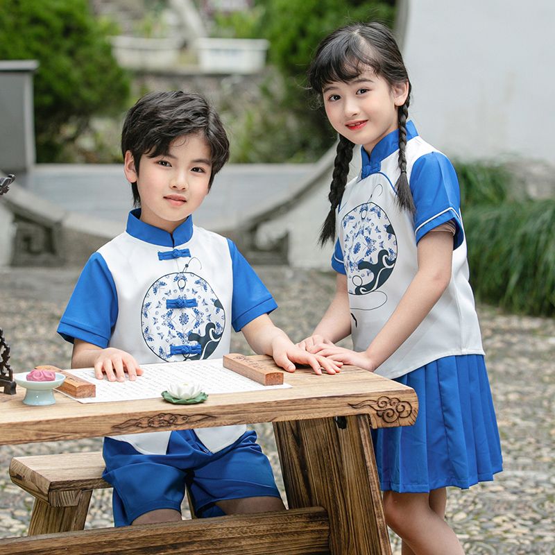 Children's ancient Hanfu Chinese -style national summer set