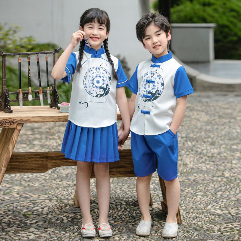 Children's ancient Hanfu Chinese -style national summer set