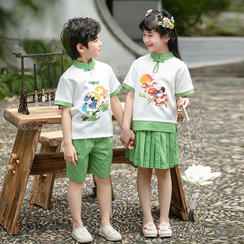 Children's ancient Hanfu Chinese -style national summer kindergarten