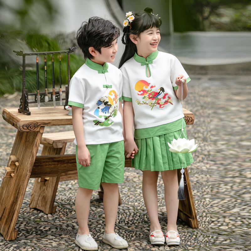 Children's ancient Hanfu Chinese -style national summer kindergarten