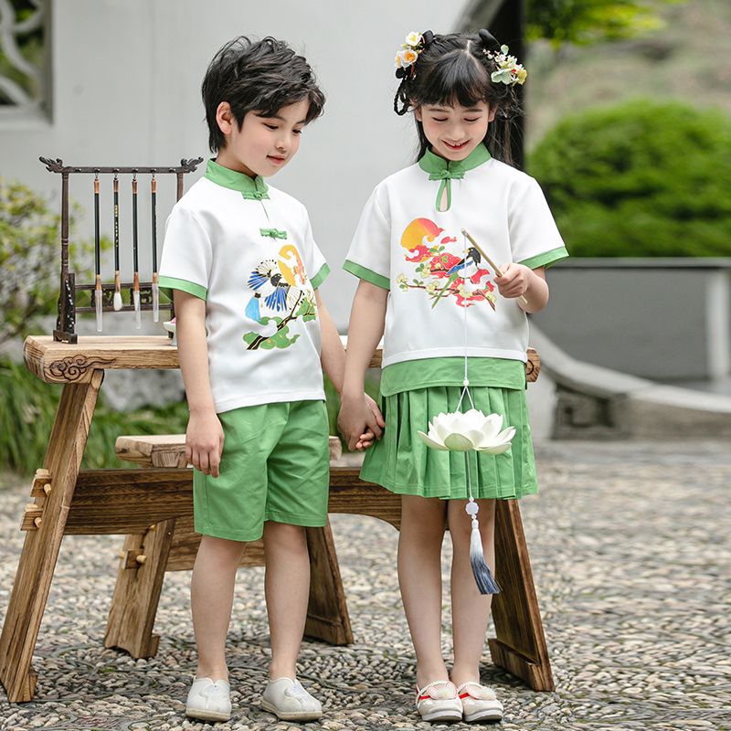 Children's ancient Hanfu Chinese -style national summer kindergarten