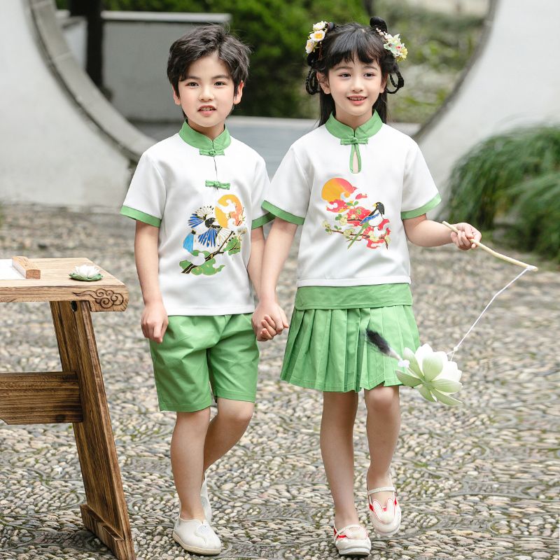 Children's ancient Hanfu Chinese -style national summer kindergarten