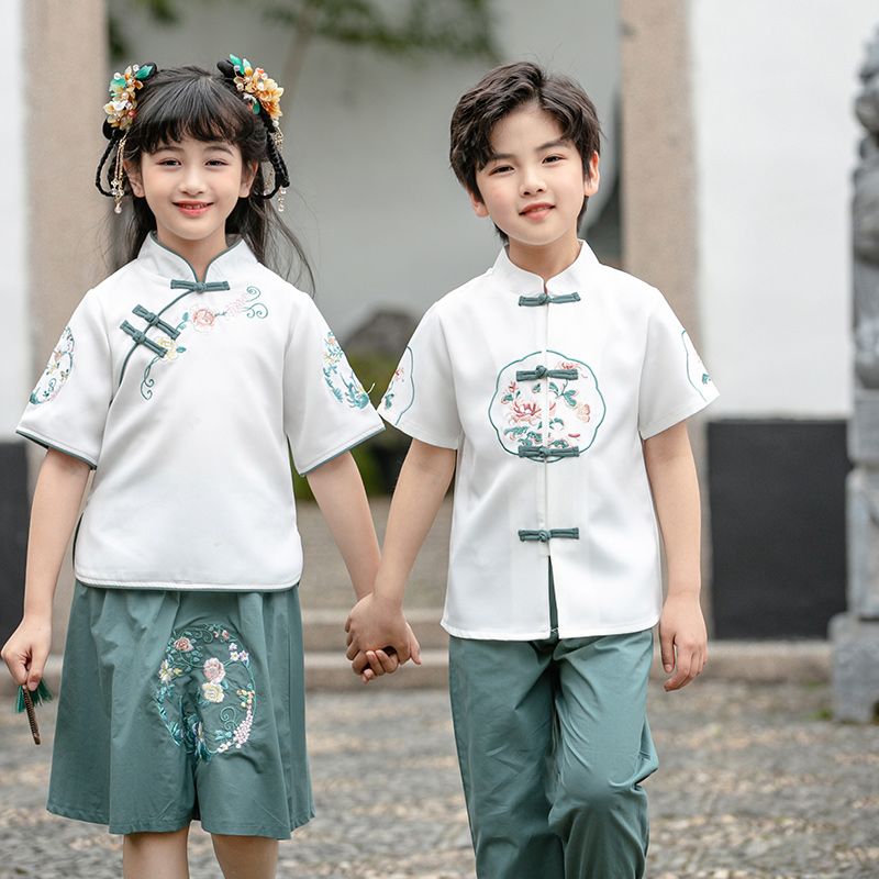 Children's ancient Hanfu Chinese -style national summer elementary school student performance service