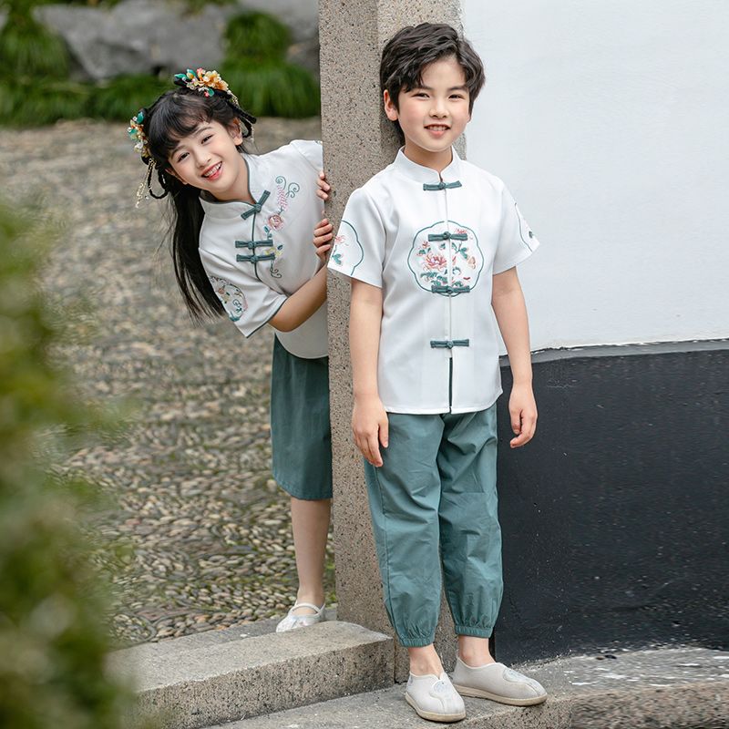 Children's ancient Hanfu Chinese -style national summer elementary school student performance service