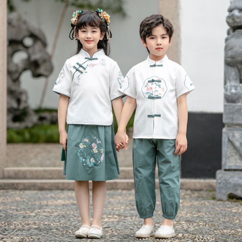 Children's ancient Hanfu Chinese -style national summer elementary school student performance service