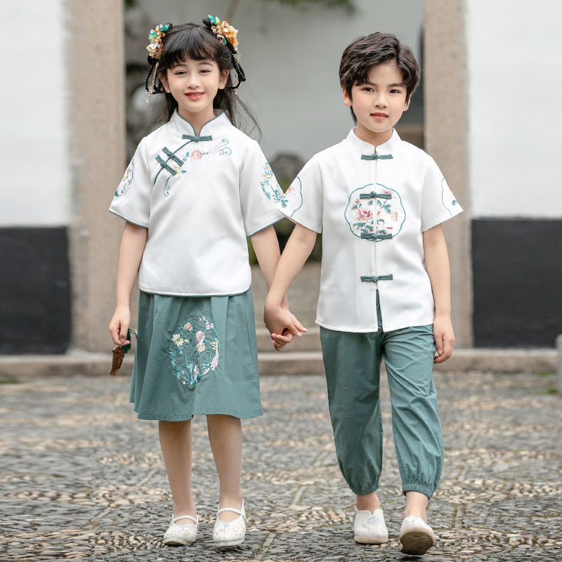 Children's ancient Hanfu Chinese -style national summer elementary school student performance service