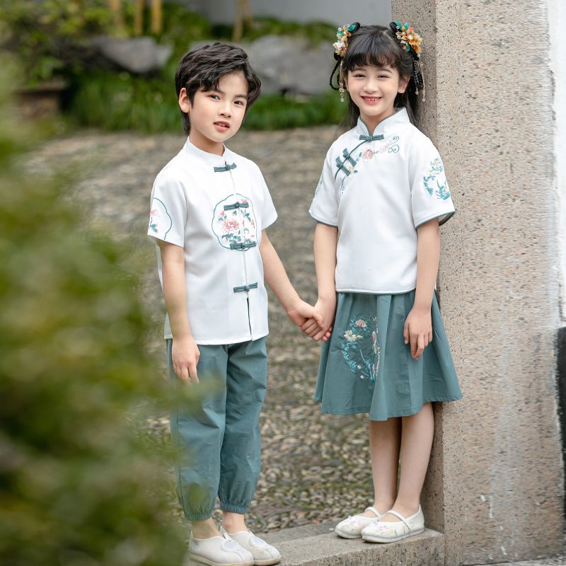 Children's ancient Hanfu Chinese -style national summer elementary school student performance service