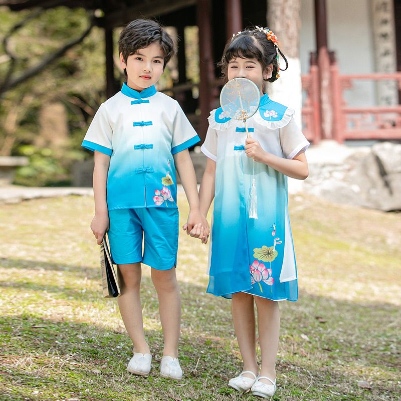 Children's ancient Hanfu Chinese -style national summer kindergarten performance service