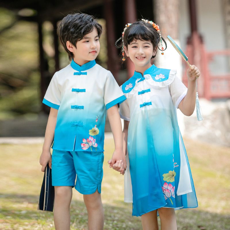 Children's ancient Hanfu Chinese -style national summer kindergarten performance service