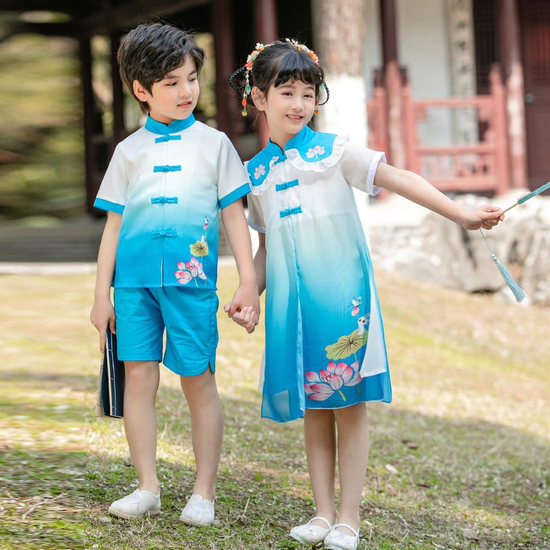 Children's ancient Hanfu Chinese -style national summer kindergarten performance service