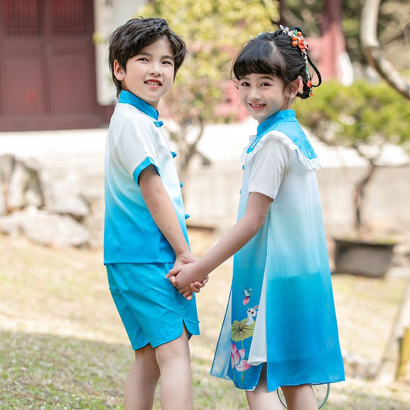 Children's ancient Hanfu Chinese -style national summer kindergarten performance service