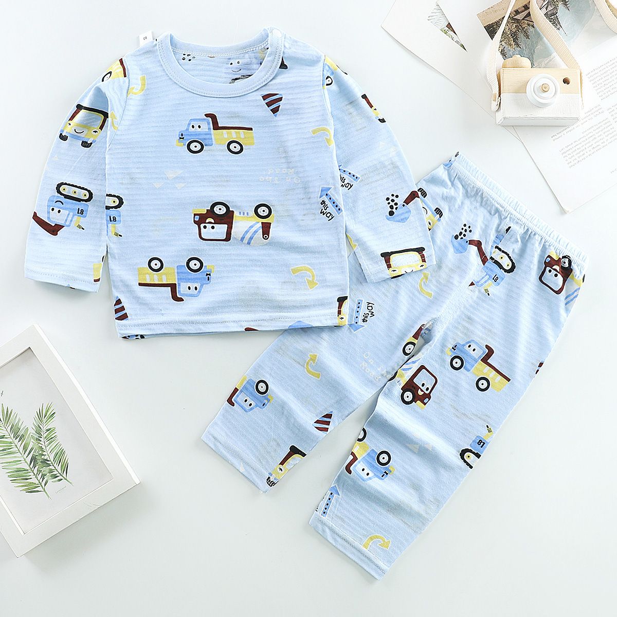 Cheapest Children Sleepwear Girls Kids Custom PajamasTwo Pieces Clothing Set Air-conditioned Homewear Set