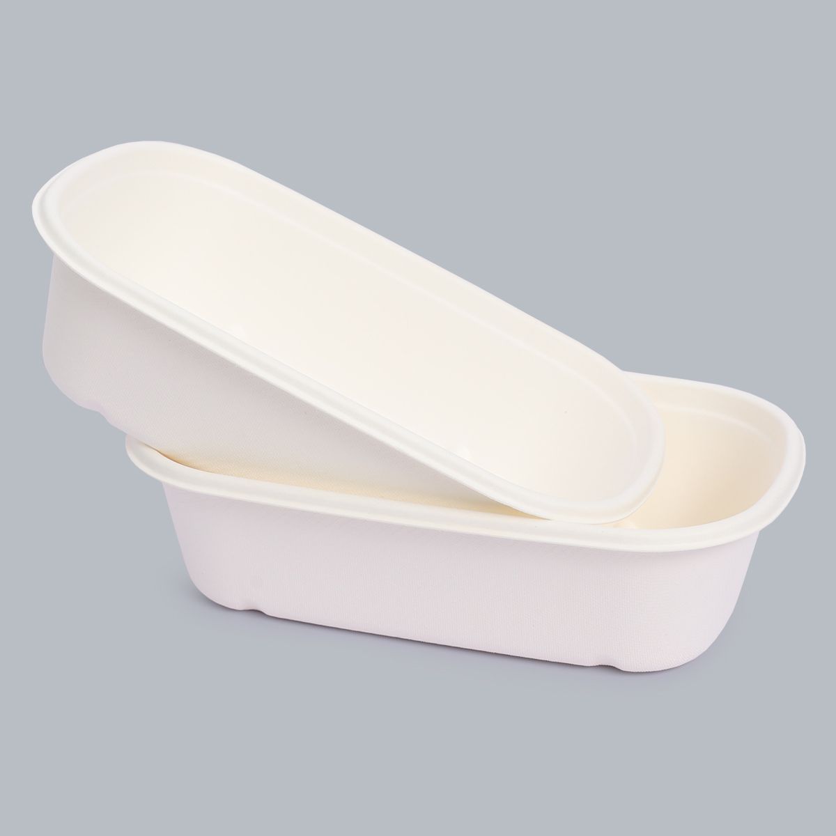 Disposable Tableware 700ml Square Meal Box Recyclable Degradable Takeaway Box Lunch Box Environmental Friendly