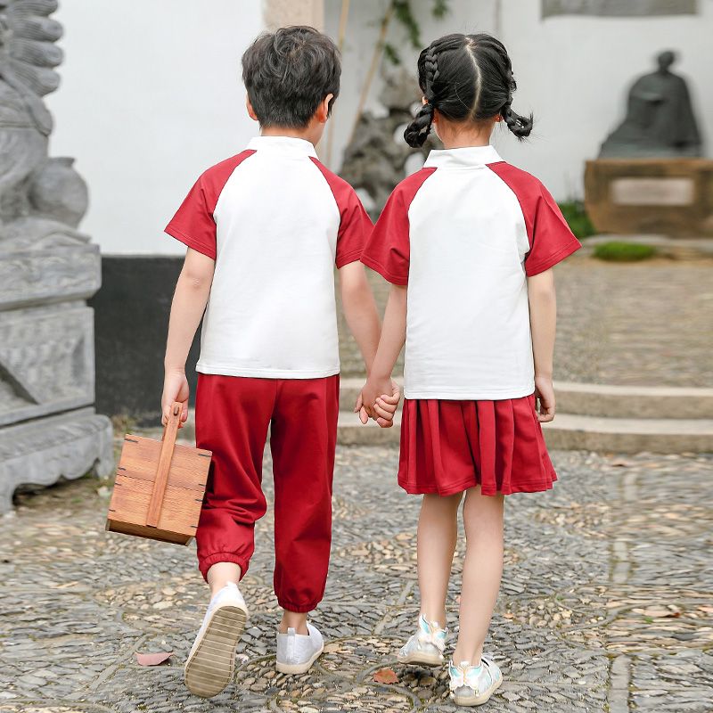 Children's ancient Hanfu Chinese -style national summer primary school students performed suit suit second grade