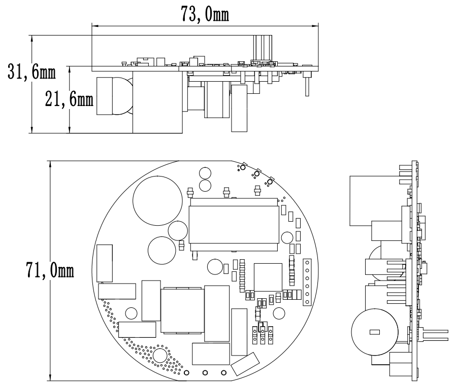 EC220V-45W circulating pump drive controller inverter