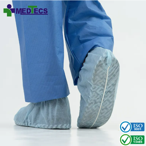 Durable Medical Supply Anti Slip Anti Blood Fluid Disposable Shoe Cover