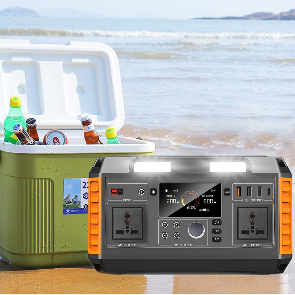 600W YD600 520WH Portable Power Station Solar Generater Home Energy Storage System 110V 220V Backup Electricity