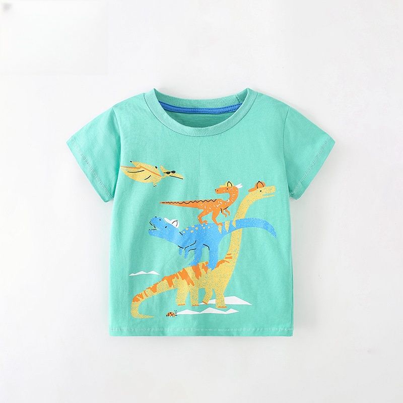 High Quality Children's shirt Summer cartoon New Boy tops Children's Clothing T-shirt hot selling wholesale 2-6Y clothing