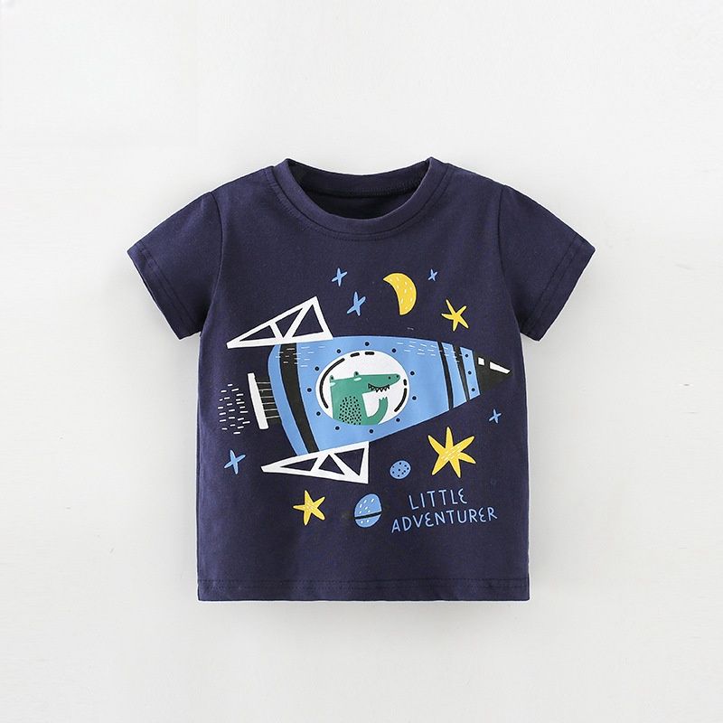 High Quality Children's shirt Summer cartoon New Boy tops Children's Clothing T-shirt hot selling wholesale 2-6Y clothing