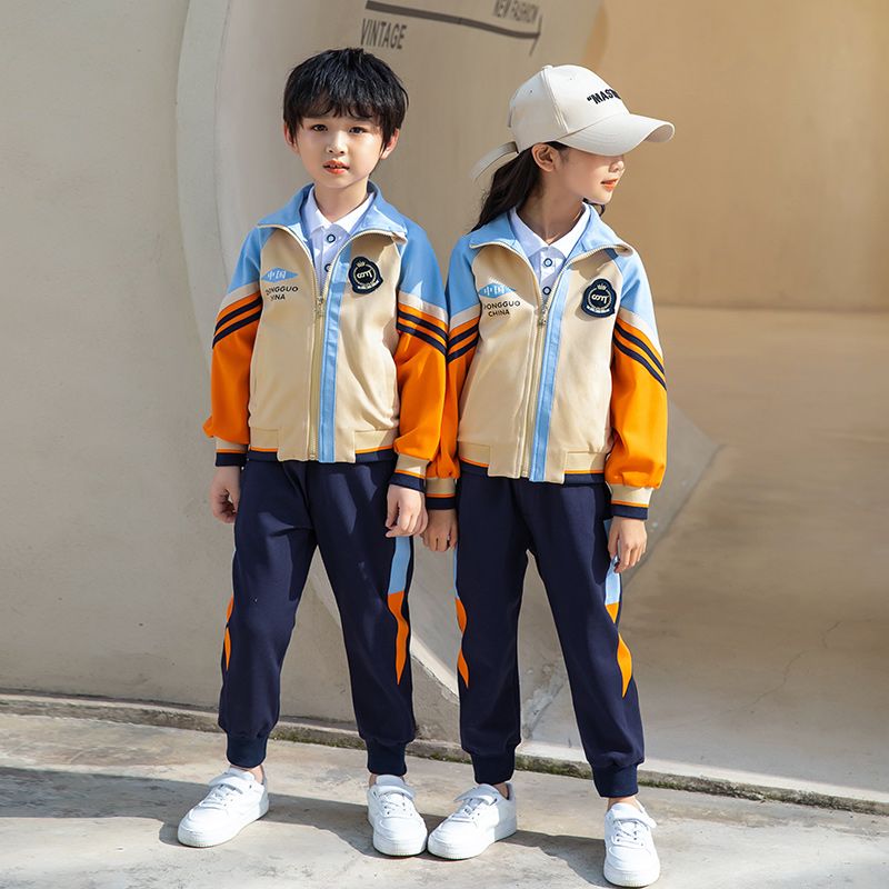 Casual Active Tracksuits Full Zip Sports Jogging Suits Sets Athletic 2 Piece Sweatsuits for Kids