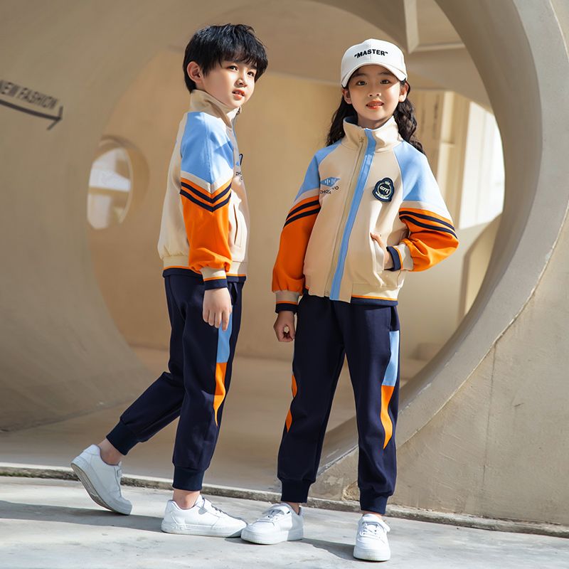 Casual Active Tracksuits Full Zip Sports Jogging Suits Sets Athletic 2 Piece Sweatsuits for Kids