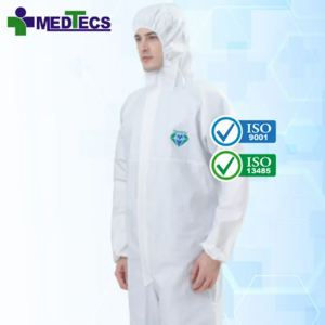 Full Body Disposable Protective Coverall Hazmat-Suit PPE Coveralls