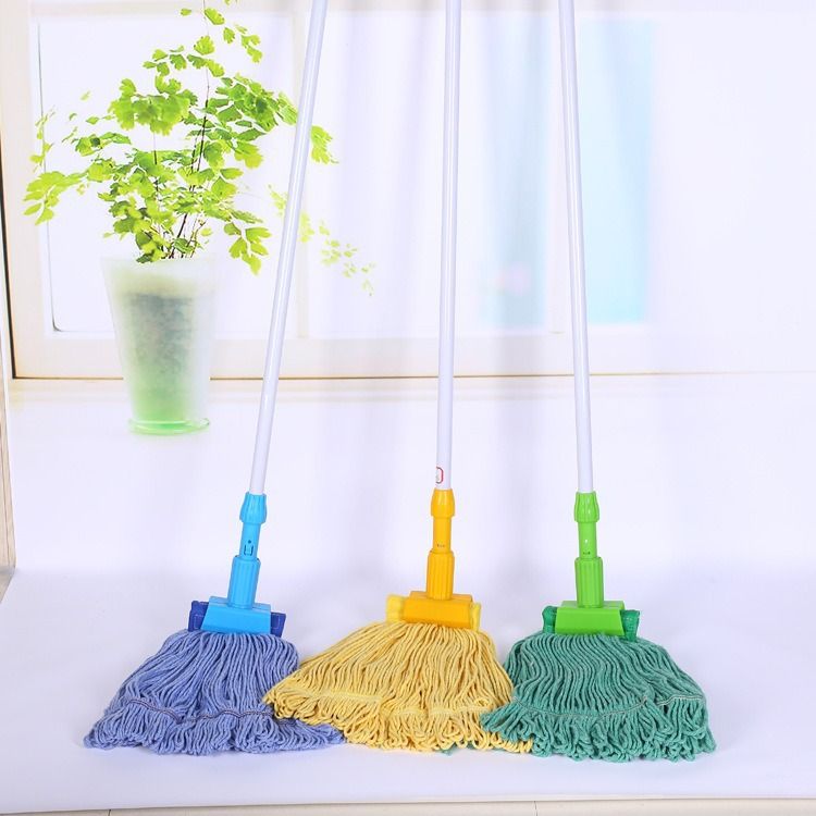 Wholesalers High Durability Cotton Thread Iron Pole Mop for Home Floor Cleaning