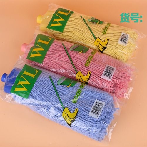 Factory Price Industrial Cleaning Tools Cotton Yarn Commercial Mop Head Replacement