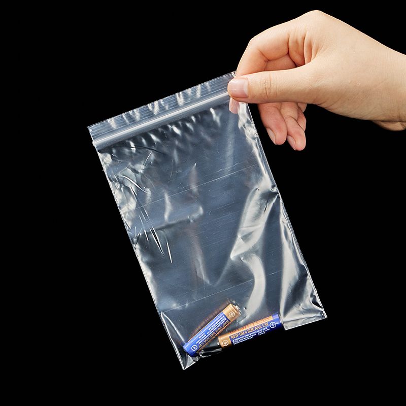 Manufacturers spot waterproof sealed bag self-sealing transparent plastic bag zipper lock style bag