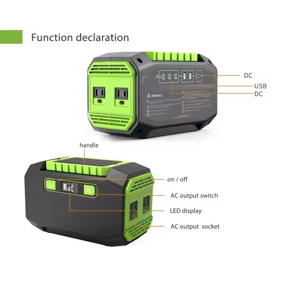 YD200 200W 145WH Small solar generator portable power station for travel emergency power factory wholesale