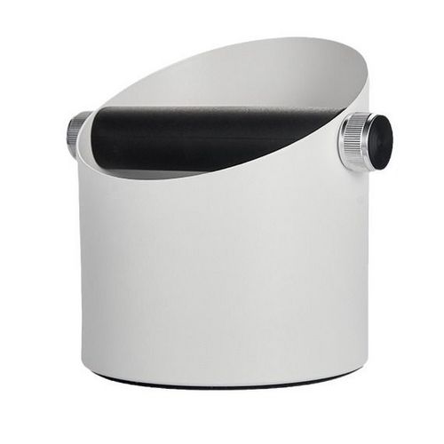 Espresso Coffee Box Ground Dump Bin with Removable Knock Bar Trash Can Non Slip Base