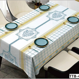 Waterproof Tablecloths Heavy Duty Oil Proof Spill Proof Plastic Table Cloth Spring Indoor And Outdoor